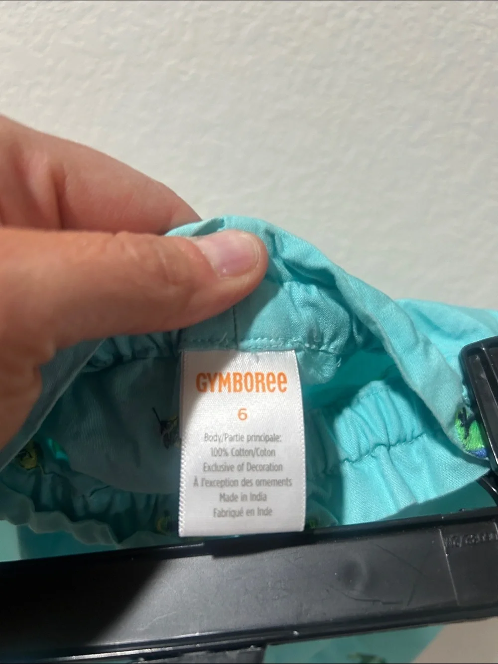 Gymboree Shiffili Turtle Fish Paper Bag Waist Shorts - Save The Seas